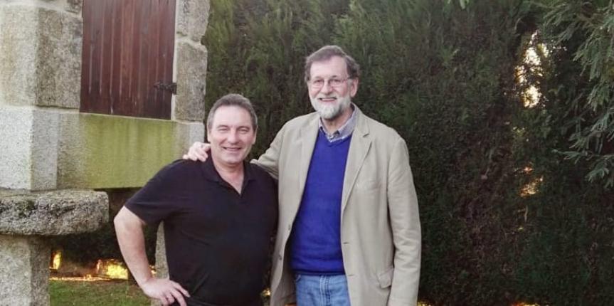 Mariano Rajoy en Casal do Umia